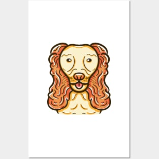 Cute cocker spaniel dog Posters and Art